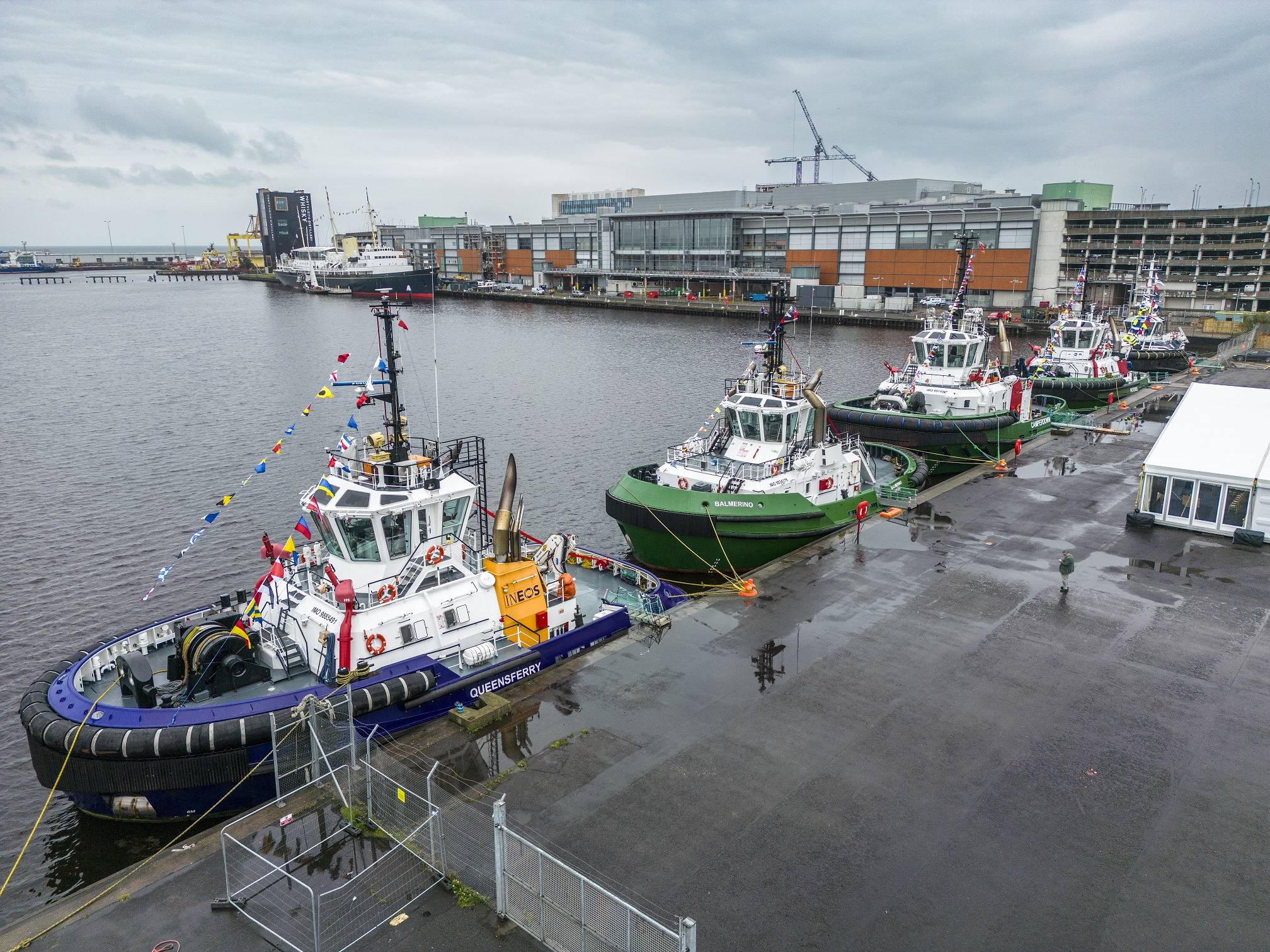 Six Tugs Blessed in Port of Leith Ceremony | Forth Ports